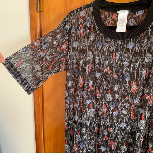 Wolford Sheer Mesh Cover Up Shift Dress - Picture 4 of 6